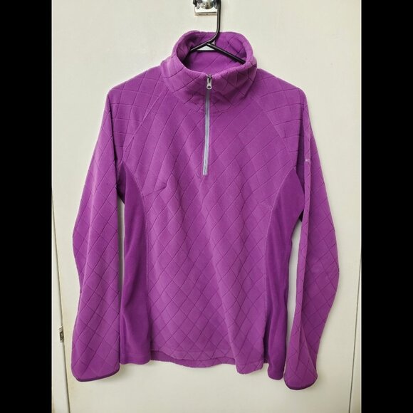 Pink Columbia Quarter Zip - Picture 1 of 5